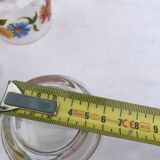 10 vintage glasses with flower patterns