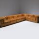 Vintage DS 11 modular sofa in cognac/orange leather by De Sede Swiss
