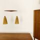 Teakwood and Sisal Pendant Lamp by Temde