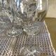 Ensemble de 9 verres à vin blanc en cristal au plomb