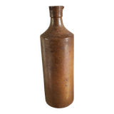 Vintage stoneware liqueur bottle with spout