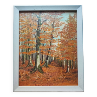 Tableau - paysage forestier