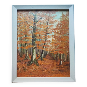 Tableau - paysage forestier