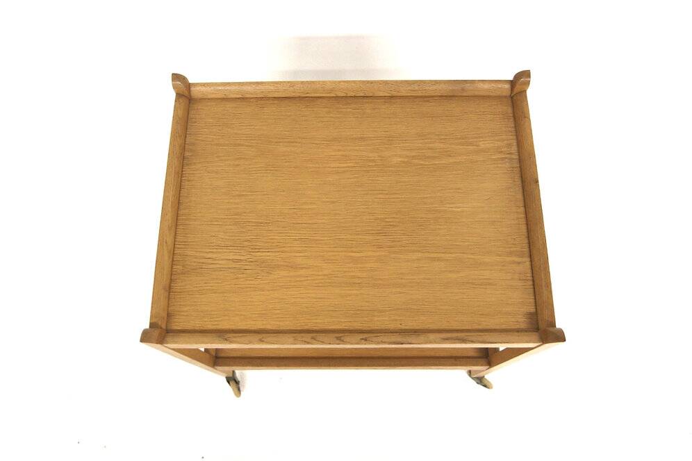 Scandinavian oak serving cart, Sweden, 1960