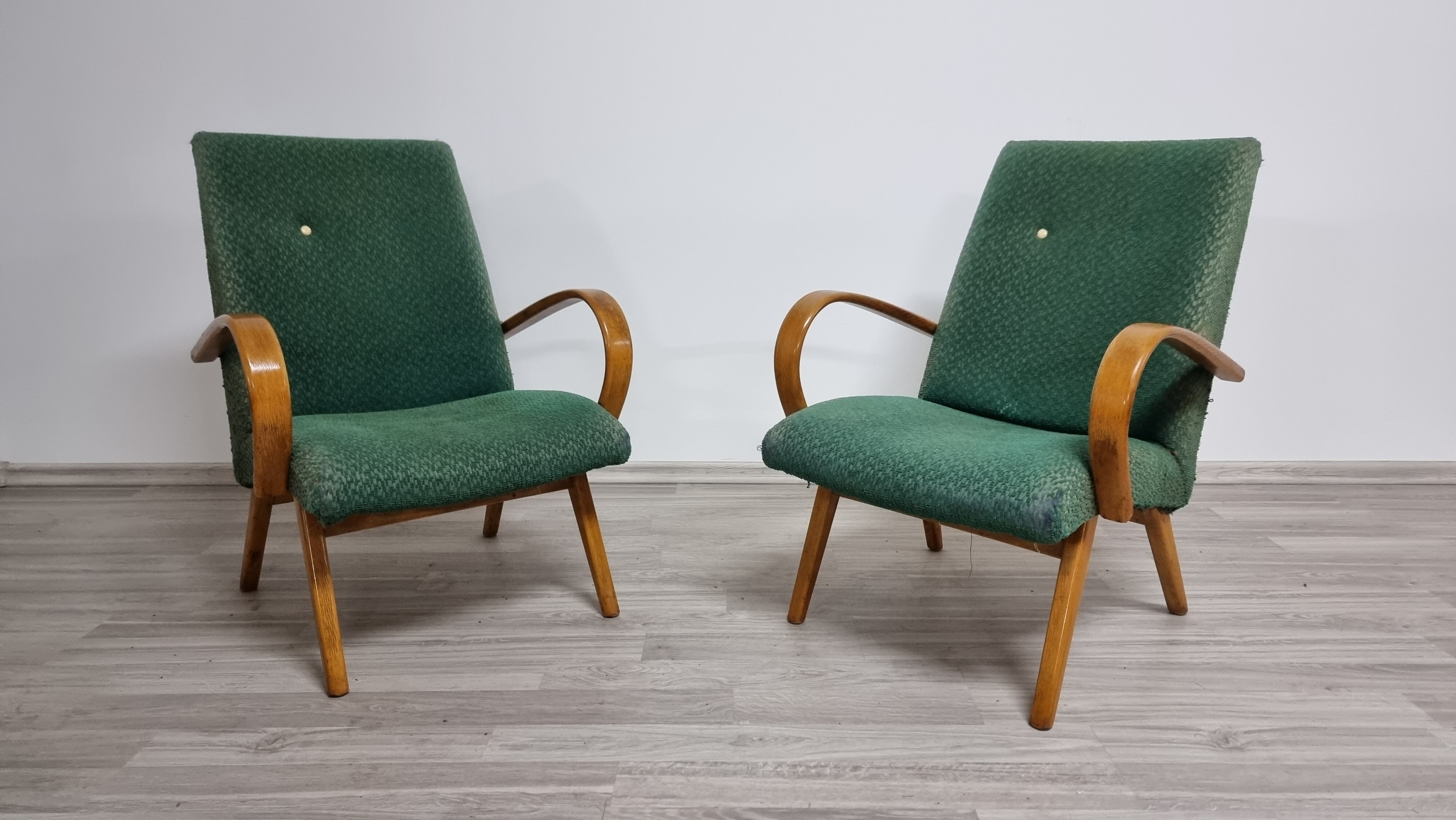 Fauteuils vintage par Jaroslav Smidek, années 1960
