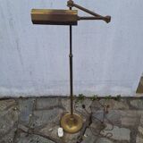 1970s brass floor lamp