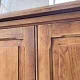 XXL solid oak counter sideboard
