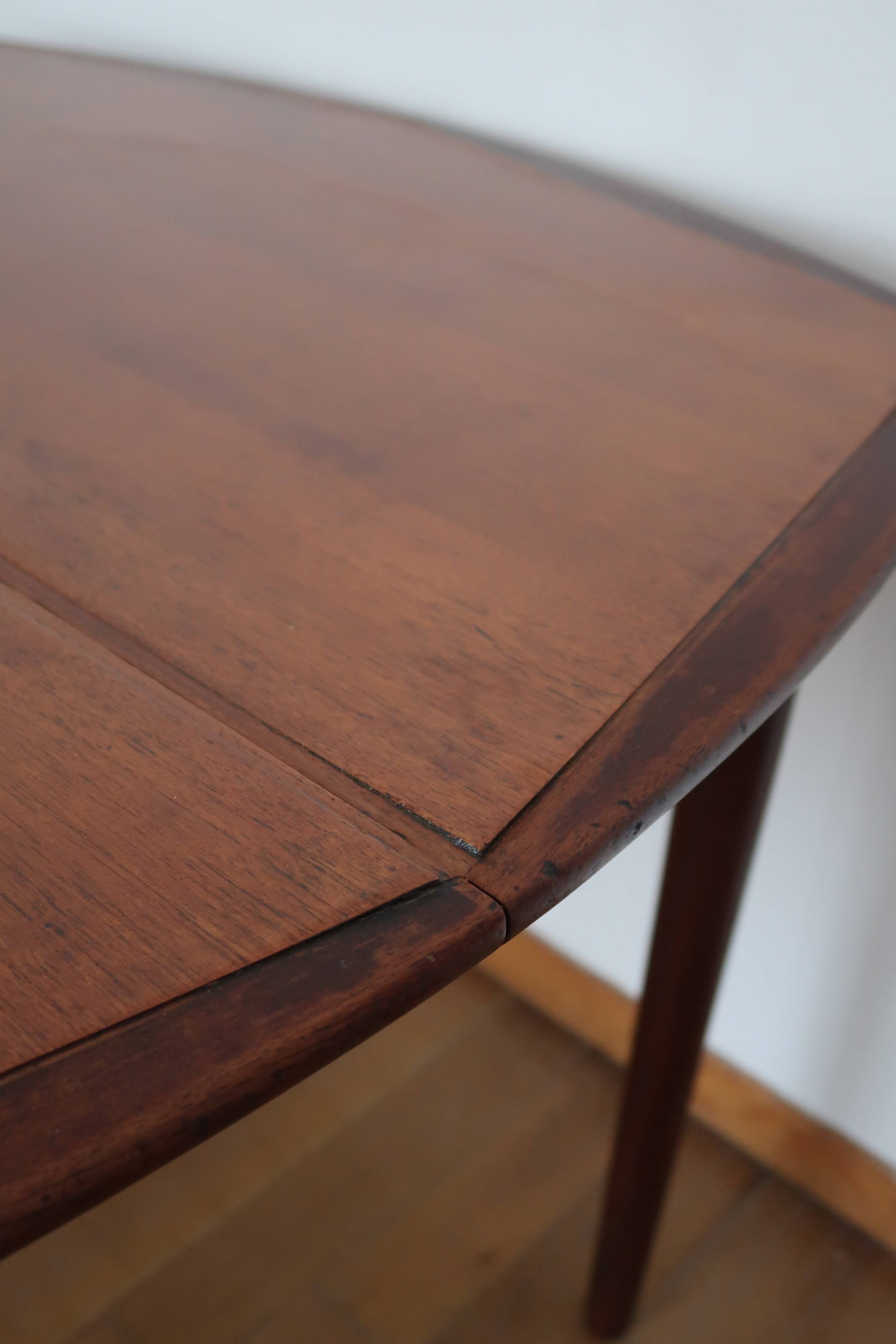 Scandinavian square dining table