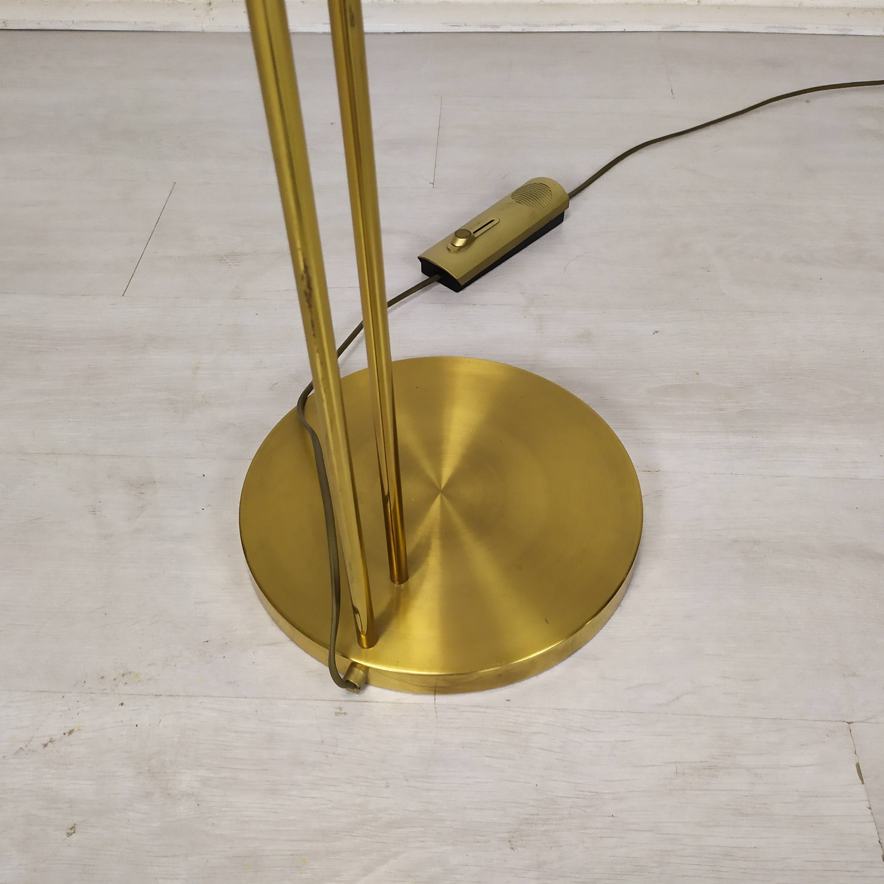 Floor lamp gilded design Lucien Gau