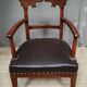 Fauteuil de bureau en acajou