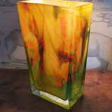 Glass paste vase from Soisy sur Ecole