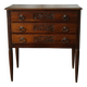 Solid walnut chest of drawers from the early 20th century.