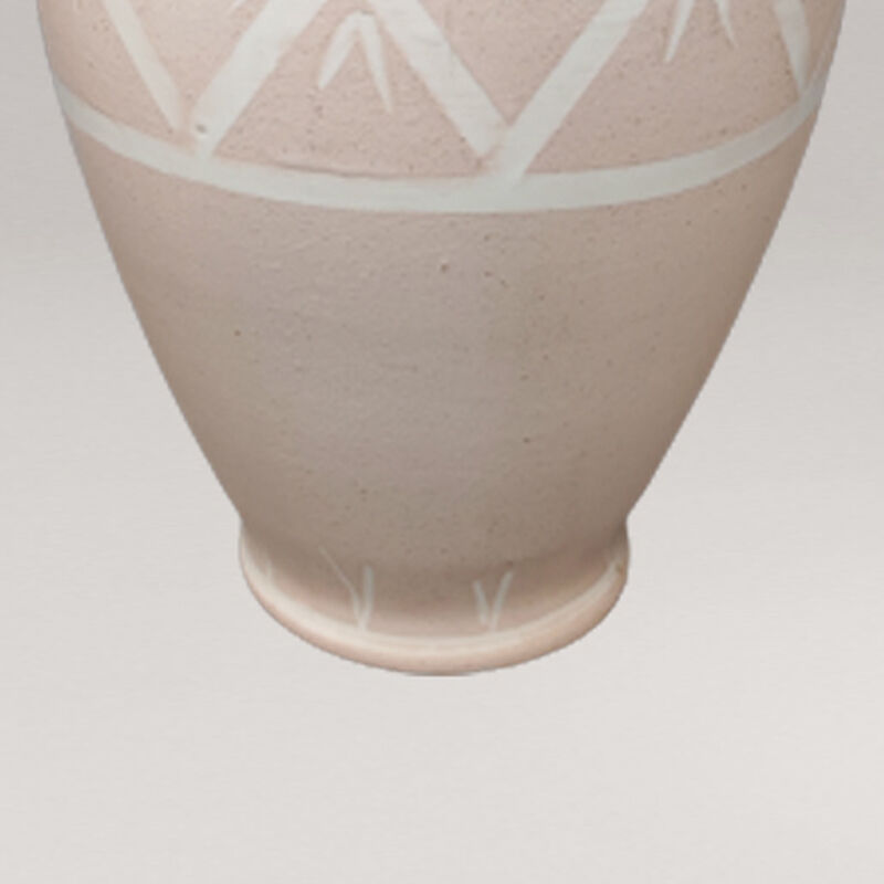 1960s Pink Vase in Ceramic by Deruta