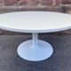 Modular table with cast iron tulip leg system brand jer fonderie chenesseau orléans 1970