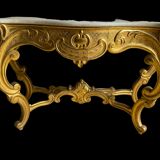 Louis xv 19's style gilded console