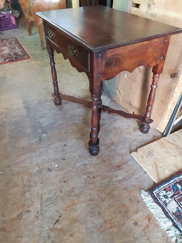 mahogany desk table, copy of Louis XIV style of the twentieth century