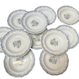 Our deep ceramic plates from Gien "Moustiers with pomegranate"