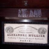 Original mahogany console