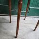 Table bouillotte 2 tirettes et 2 tiroirs plateau marbre style Louis XVl