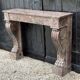 Charles X fireplace in Waulsort marble, 19th century