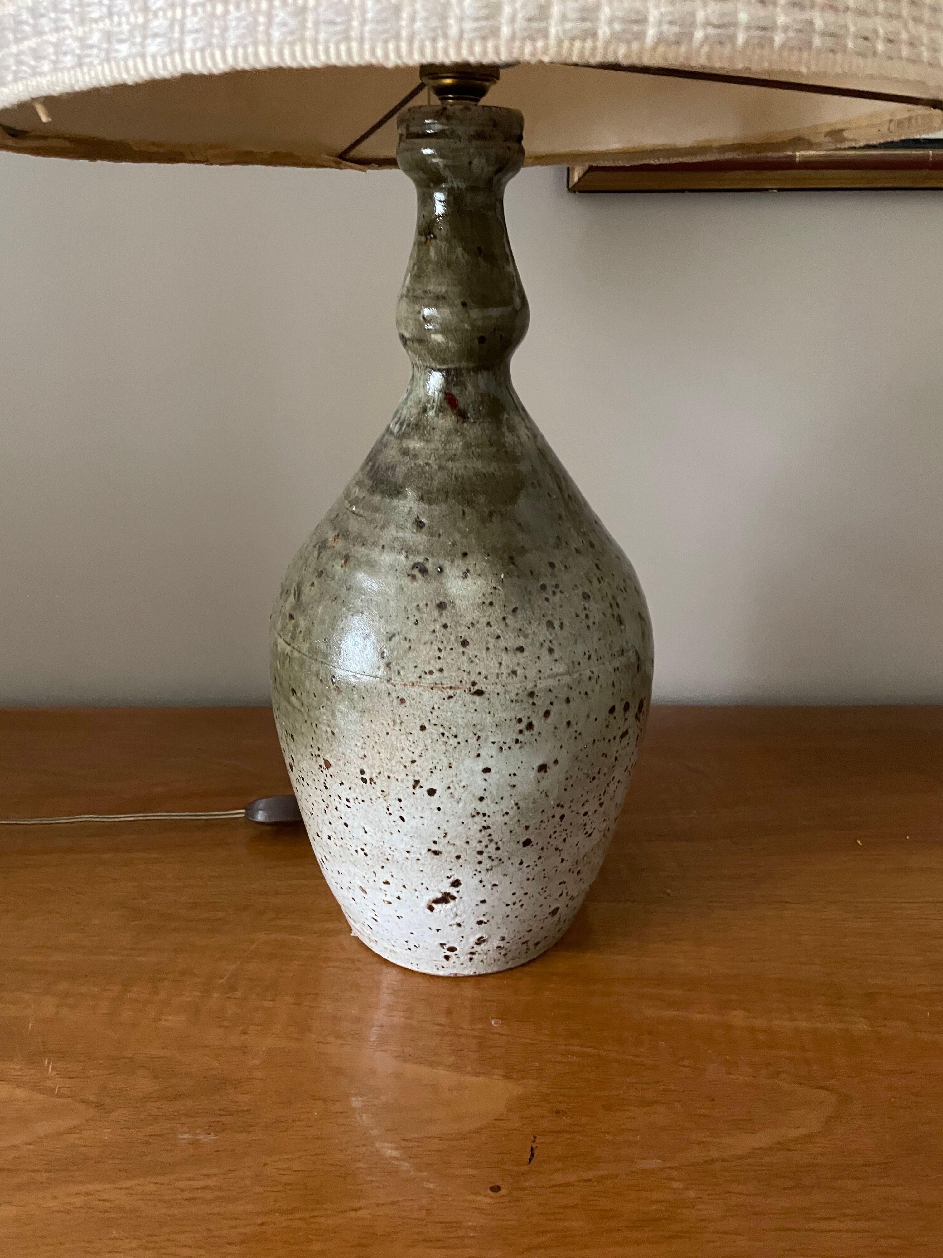 Fontgombault ceramic lamp