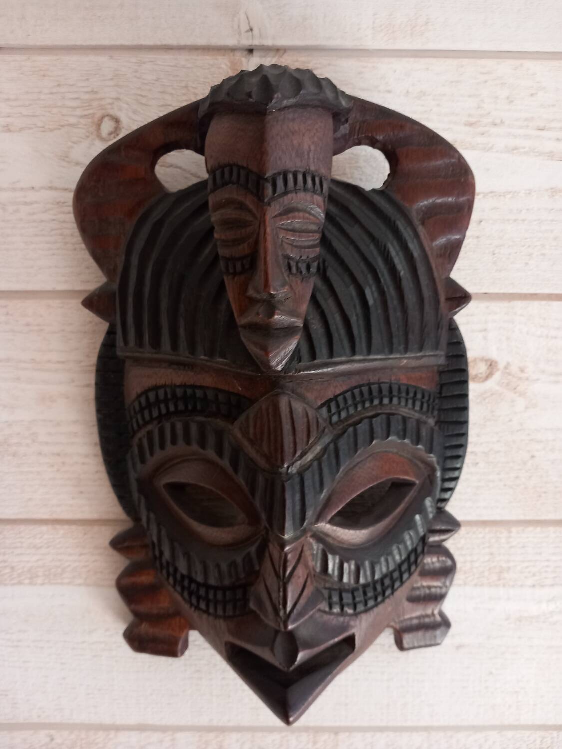 Wooden tribal mask