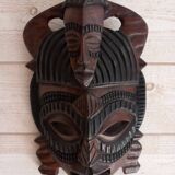Wooden tribal mask