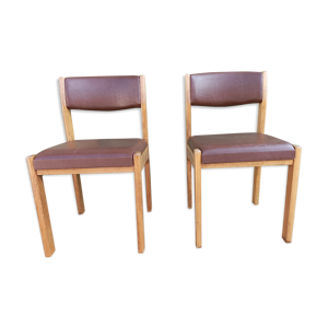 Paire de chaise baumann