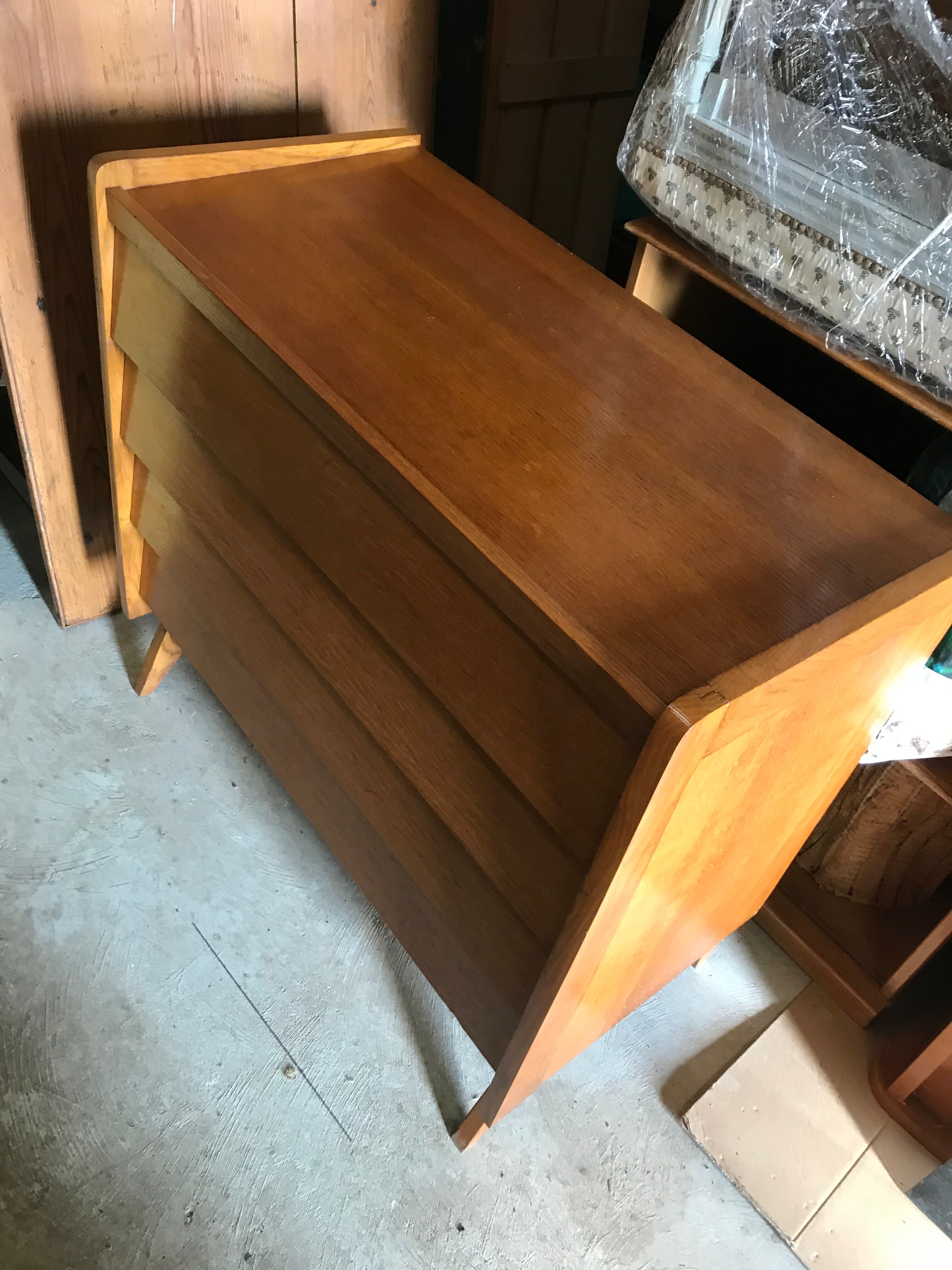 Chest of drawers foot vintage compass year 60