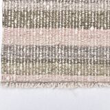 212x145 pink green wool kilim rugs, organic wool kilim rugs, scandinavian k