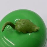 Vintage ice bucket in the shape of a green apple