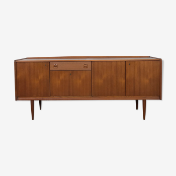 Enfilade scandinave en teck claire des années 1950/1960