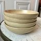 Lot of 4 hollow stoneware plates made in france