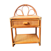 Rattan bedside table 1960