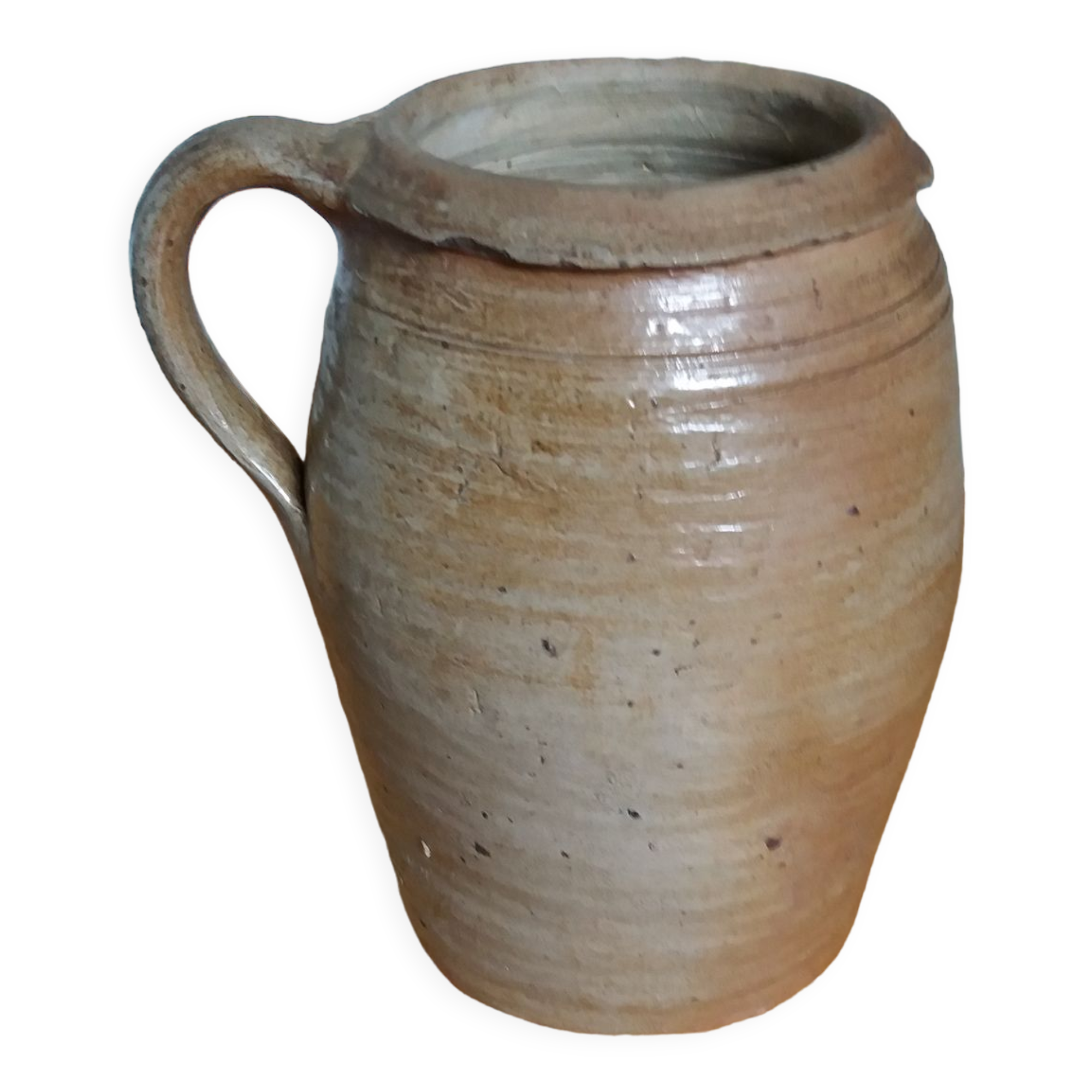 Terracotta stoneware jar