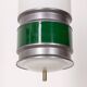 VINTAGE 60'S CHANDELIER IN GLASS AND PLASTIC DESIGN GOFFREDO REGGIANI