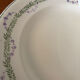 Set of 6 flat plates Longwy Loridan • French earthenware clay