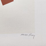 1970s Man Ray "Concrete Mixer" Limited Edition Lithograph