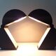 Paire de lampes de table italiennes Disco par Bertorelle