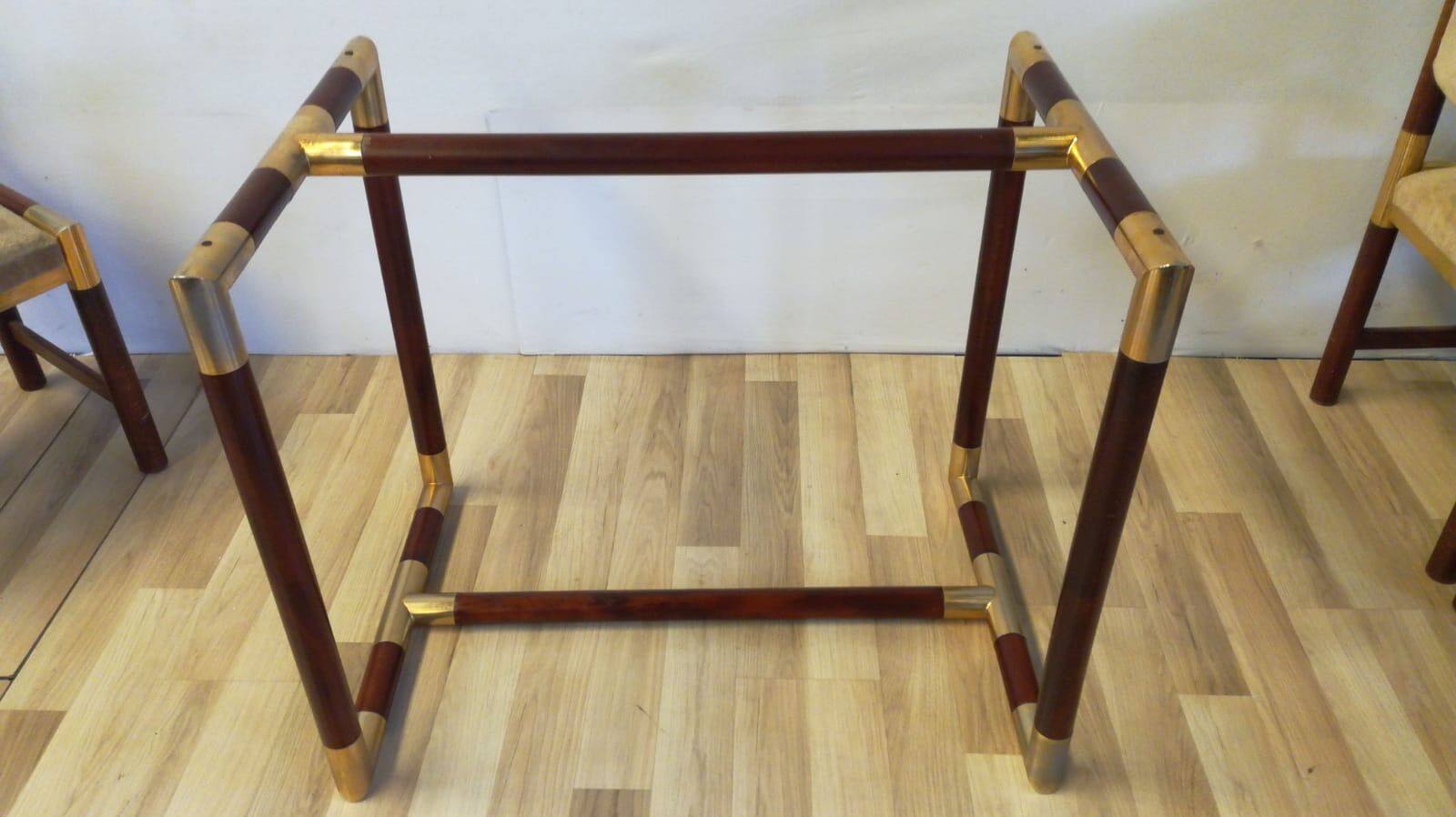 Roche Bobois table in 70s smoked glass