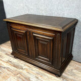 Sideboard has function as a Louis XIV period chest in solid walnut