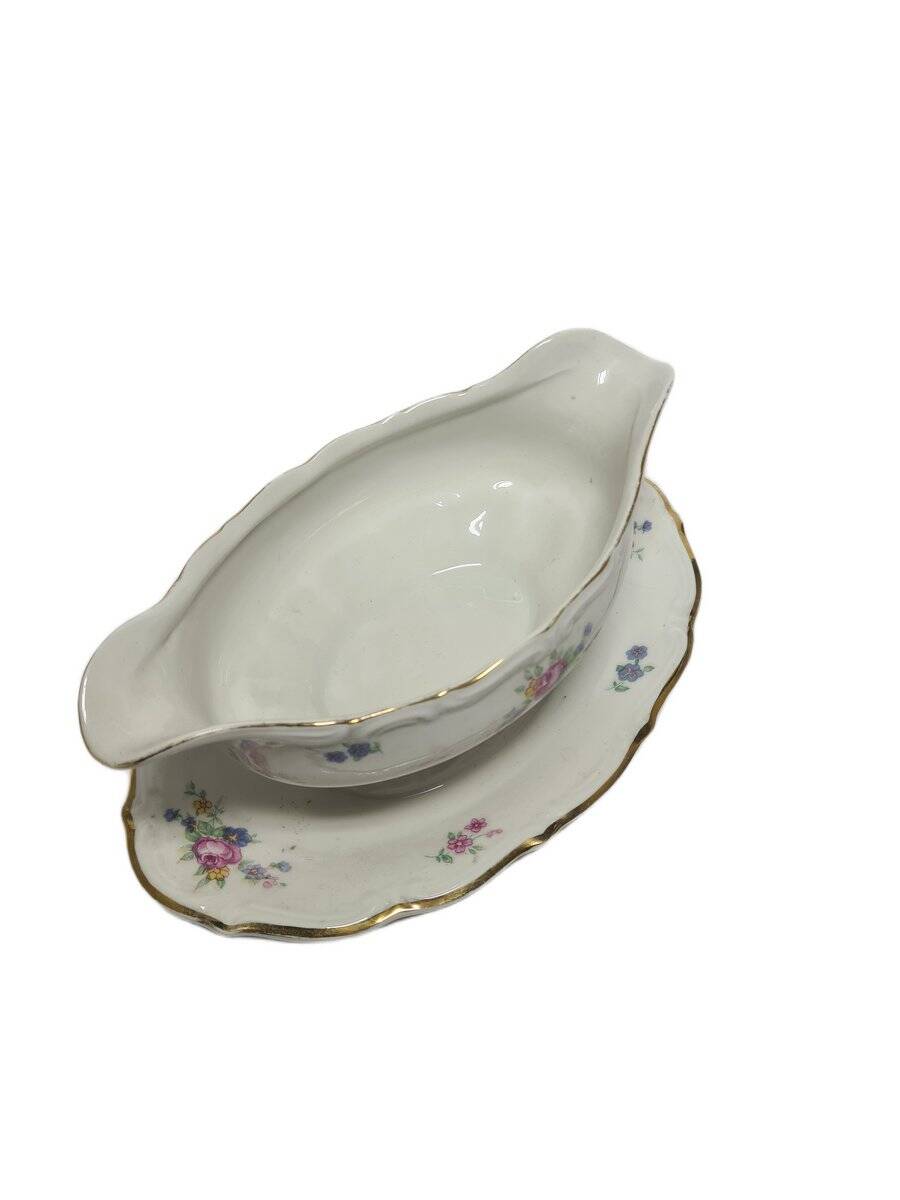 Art Deco gravy boat from Tielsch / Walbrzych, Poland, 1950s