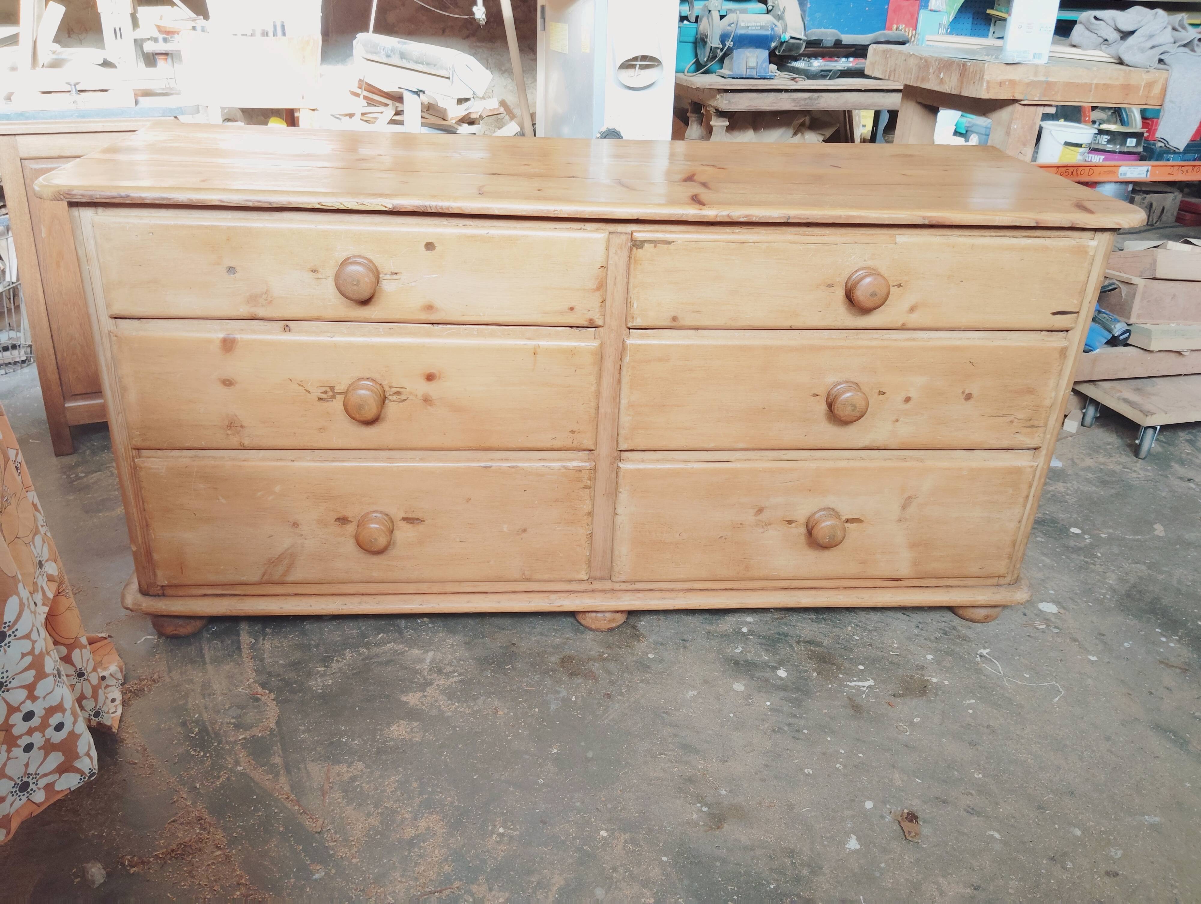 Sideboard/trade furniture/6-drawer chest of drawers