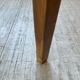 Farmhouse table pine multi-drawers