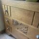 Old Art Deco period chest of drawers in oak