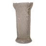 Vase en verre motif ciselé