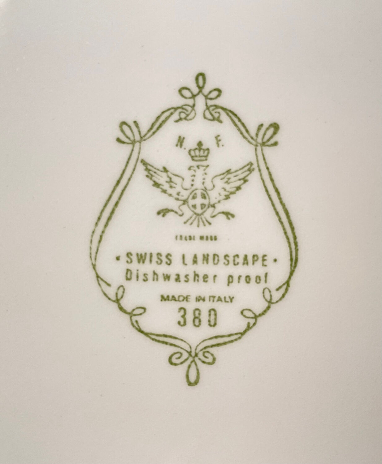 6 Fontebasso English style dinner plates