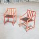 Paire de fauteuils scandinave 1980