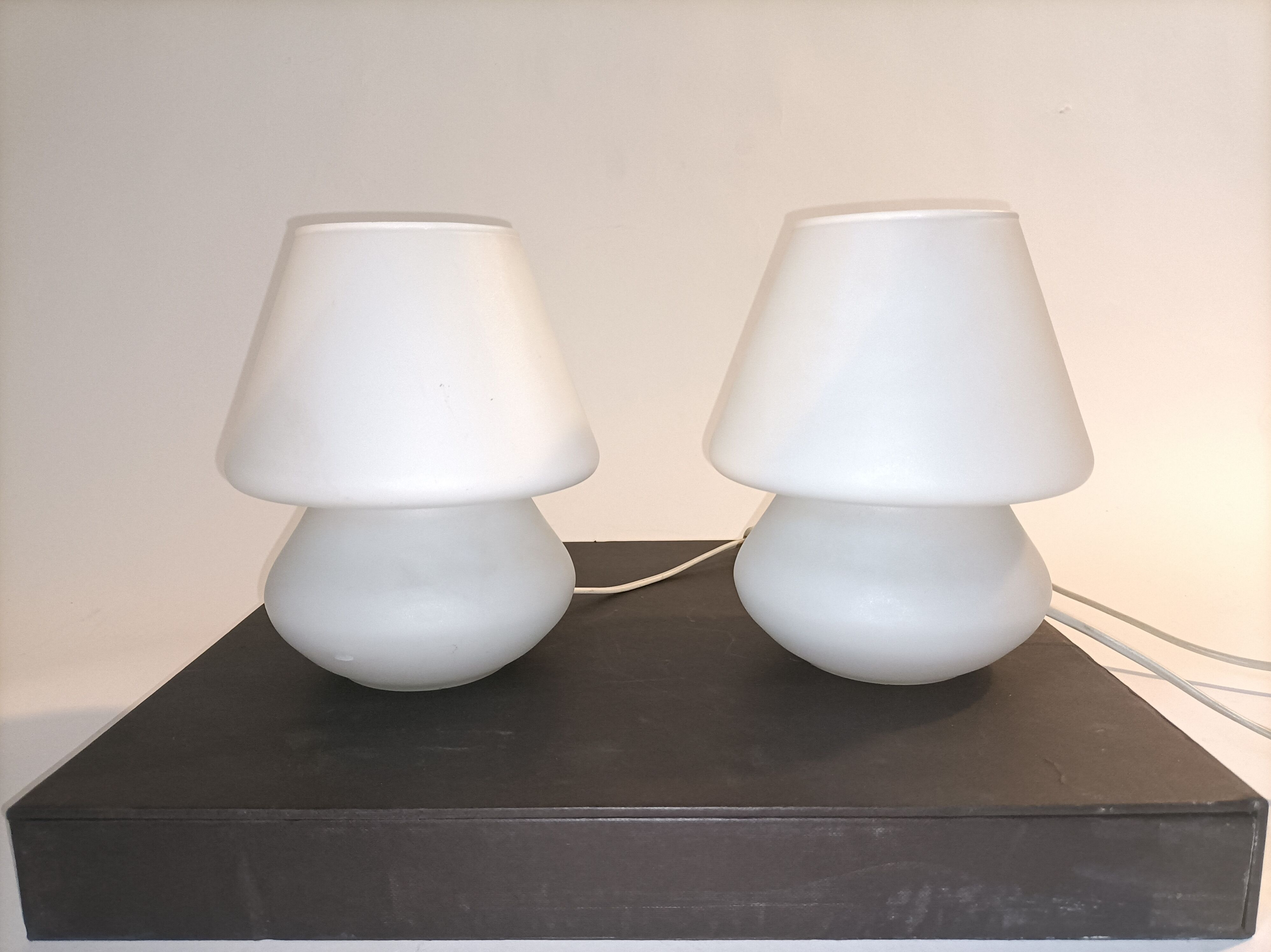 Pair of lamps Habitat Vintage model Alpha 2 1980's