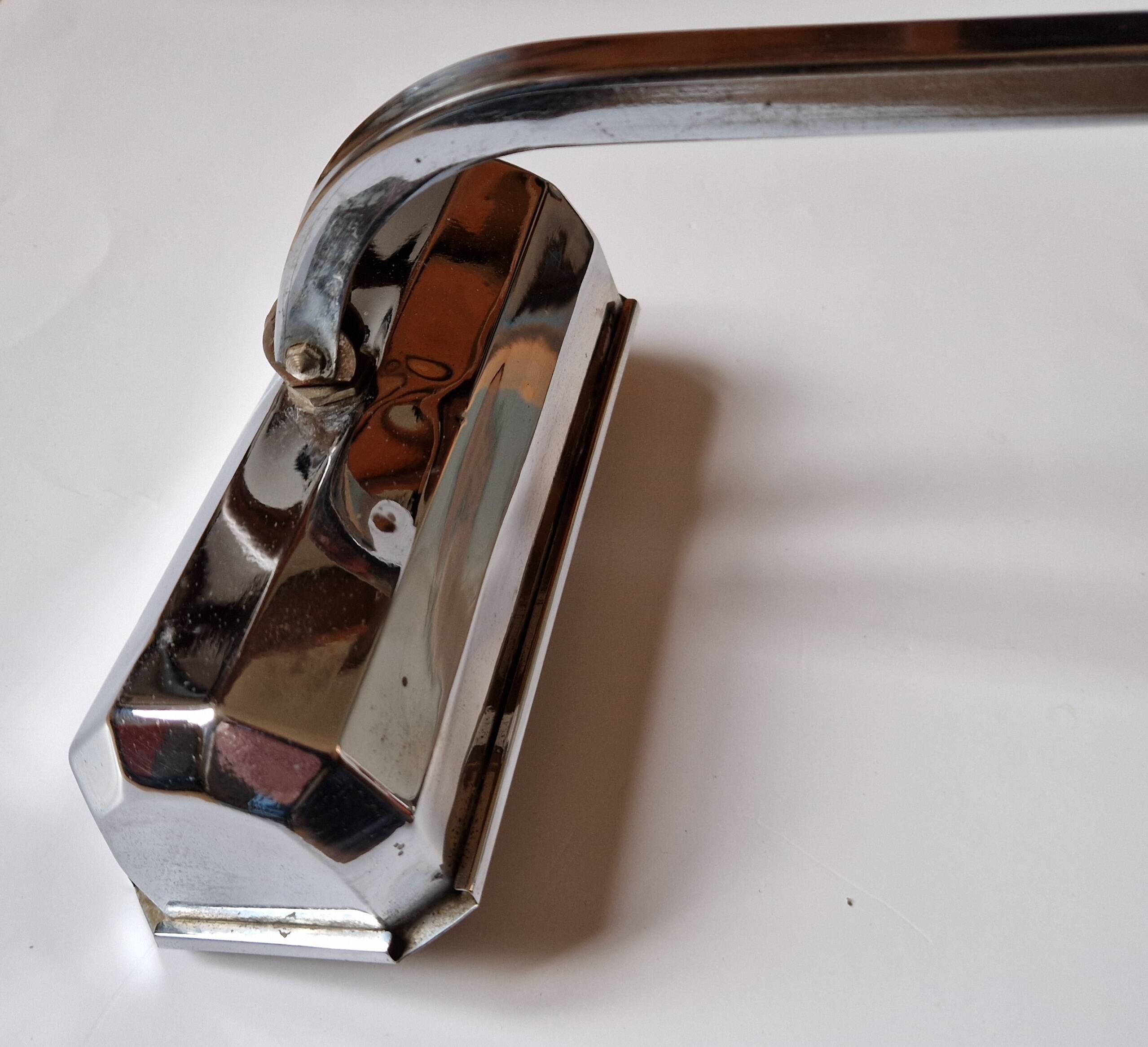 Pirouette art deco desk lamp, 1930s, chrome-plated metal